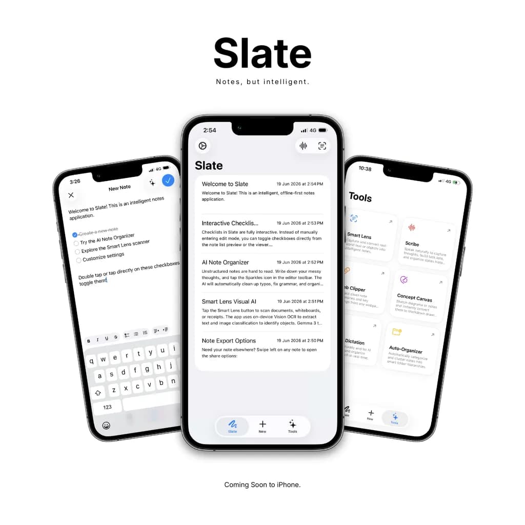 Slate Agentic: iOS App